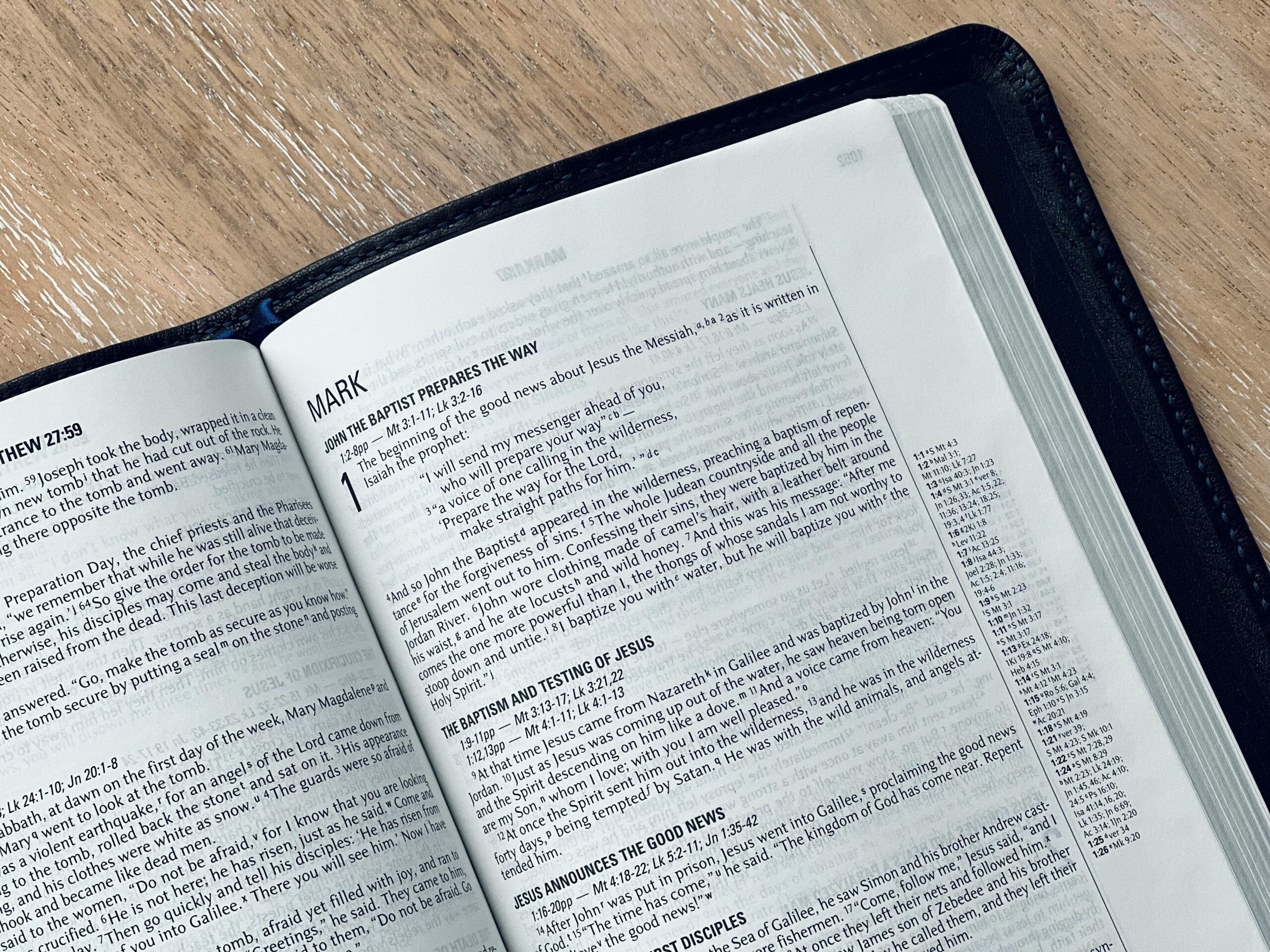 The background, themes, and author of the Gospel of Mark.